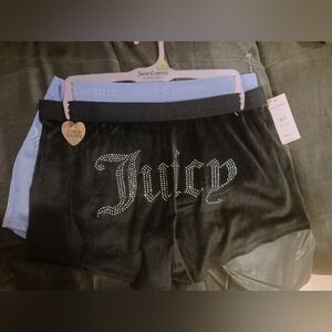 Juicy Couture Set of 2 Velour Shorts Boxers